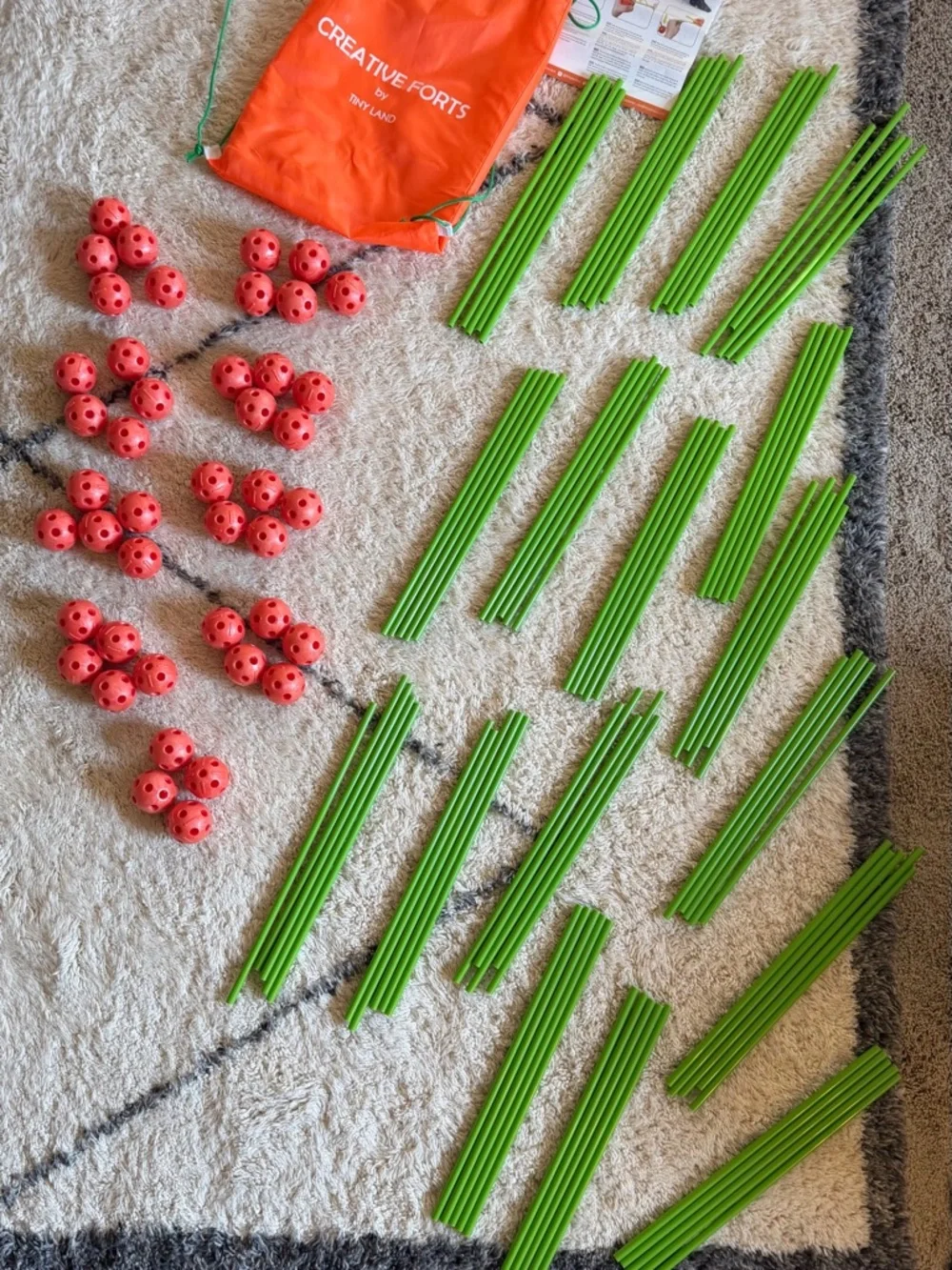Tiny Land Fort Building Kit for Kids Ages 4-12, STEM Building Toy